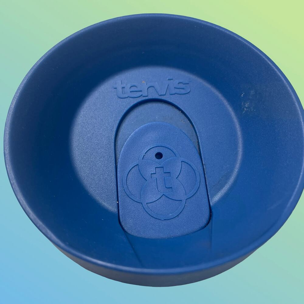 Tervis Tumbler 16 oz Replacement Lid Dark Blue Slider Travel Cup Part